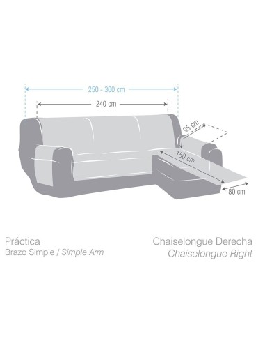 FUNDA CUBRE CHAISE LONGUE