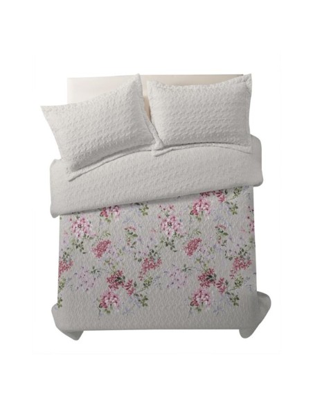 COLCHA BOUTI RODAS AZUL Y ROSA