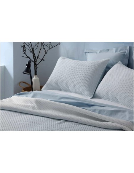 Colcha de verano Burrito Blanco 162 color cielo reversible