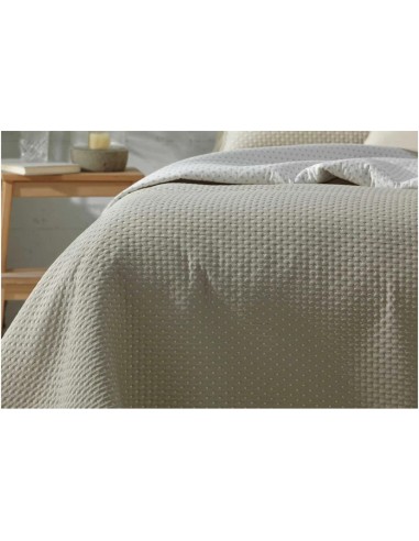 Colcha de verano Burrito Blanco 162 color lino reversible