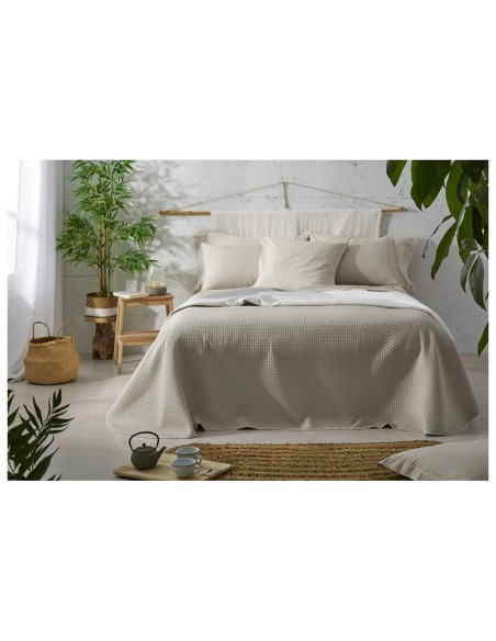 Colcha de verano Burrito Blanco 162 color lino reversible